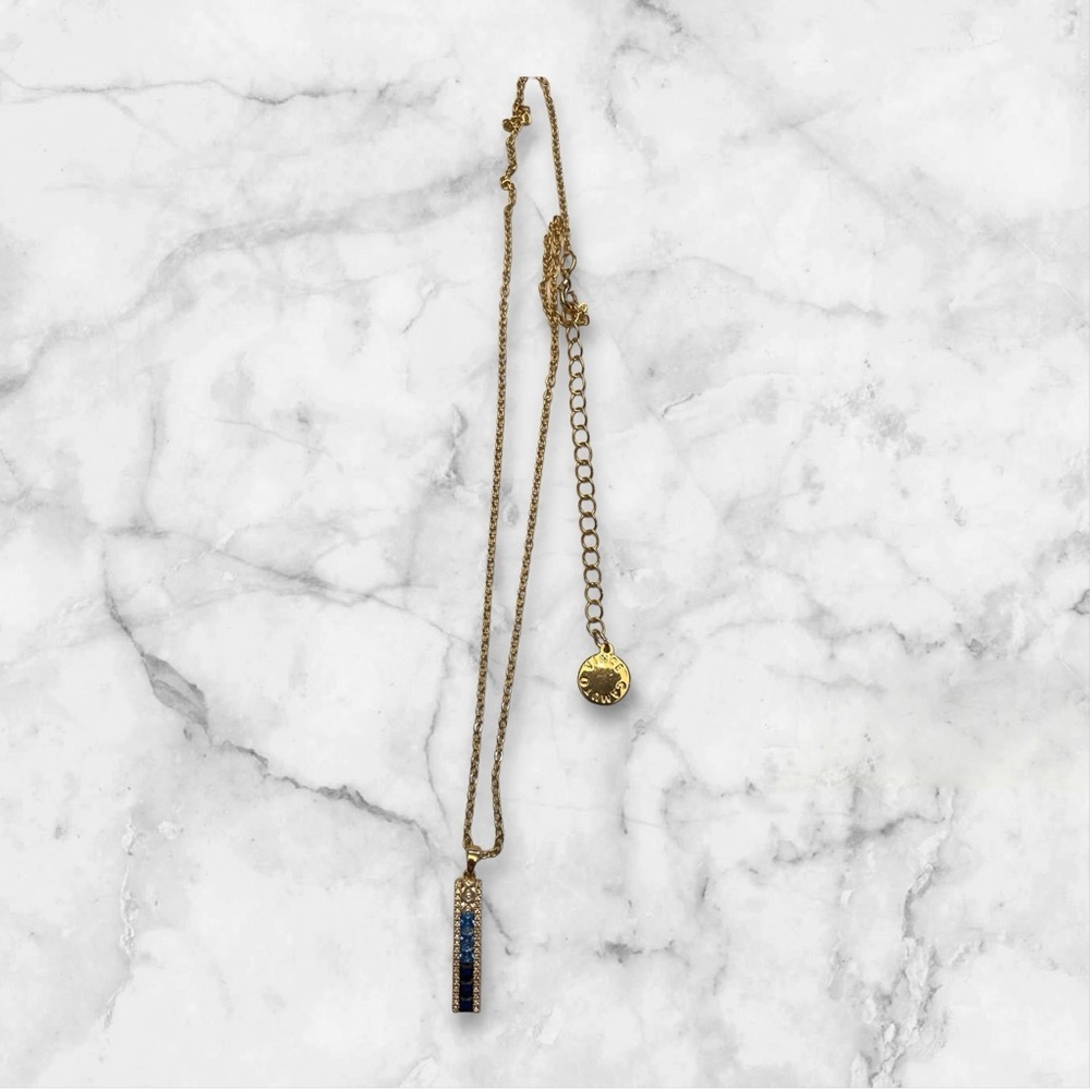 NWOT Vince Camuto Tricolor Stone Pendant Necklace- Sold Out Online! - Picture 2 of 9